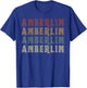 Vintage Cool Anberlin First Name Funny Love Heart Anberlin T-Shirt - T-Shirt | Royal