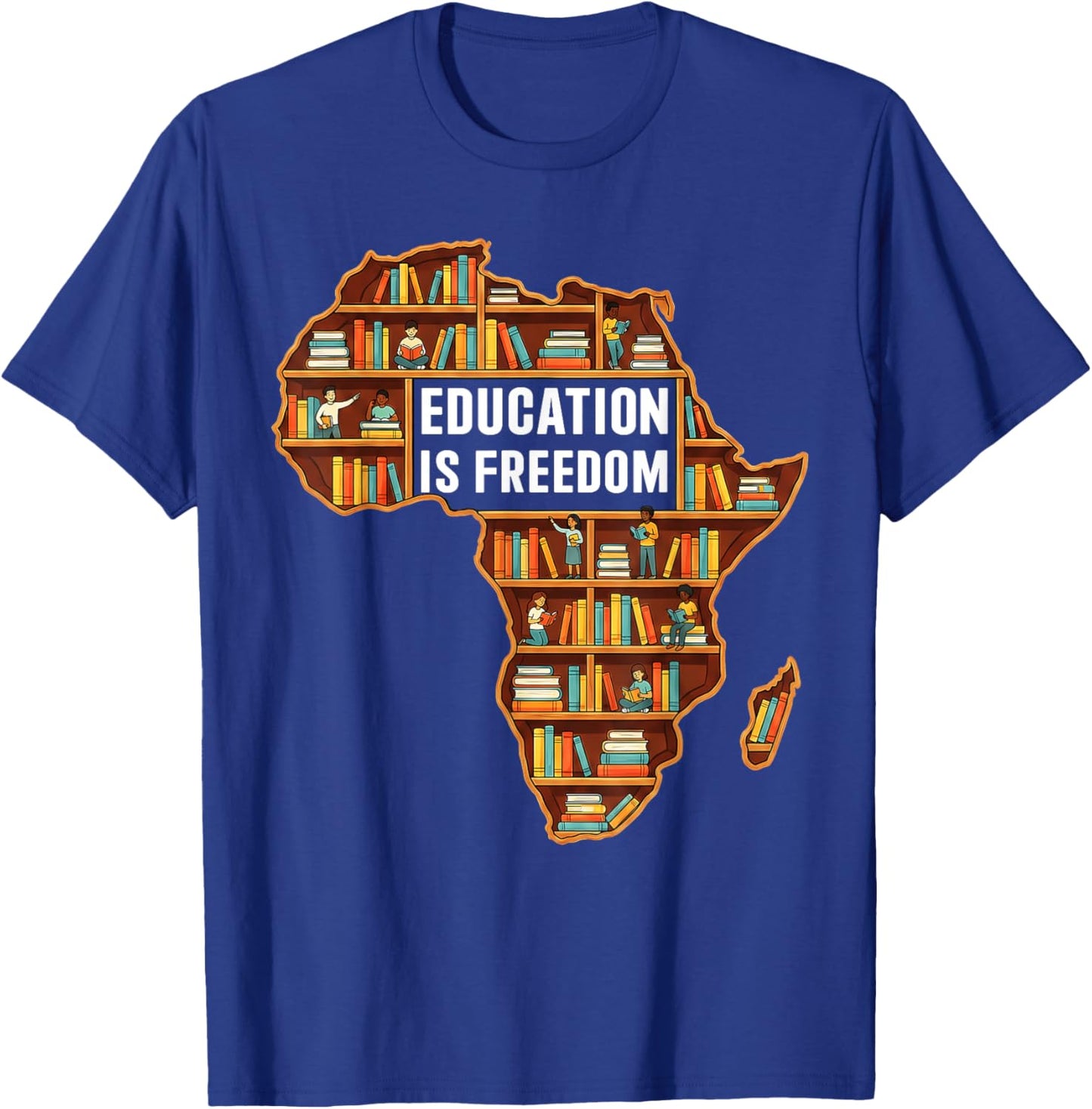 Black History Month Men Leaders African Attire Kid T-Shirt - T-Shirt | Royal