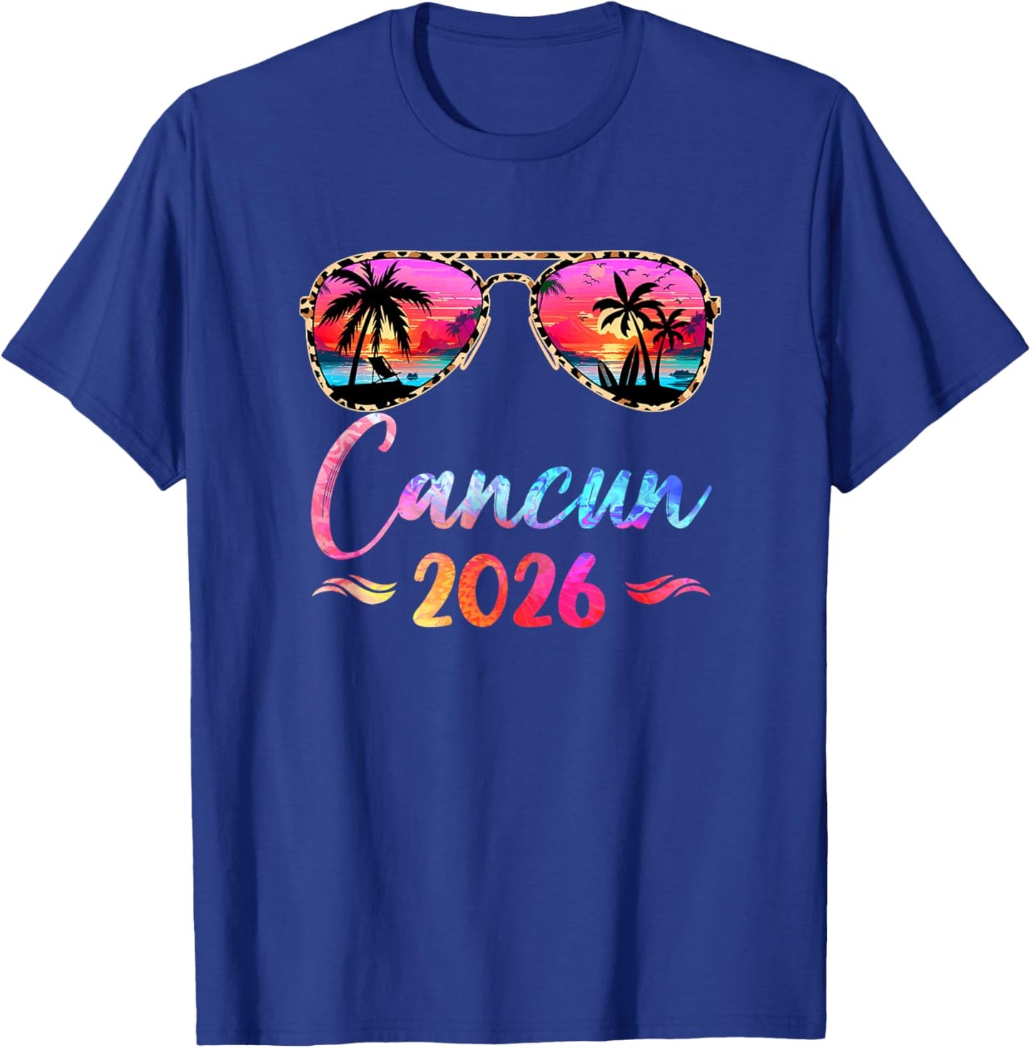 Cancun Vacation 2026 Matching Group Family Summer Trip T-Shirt - T-Shirt | Royal