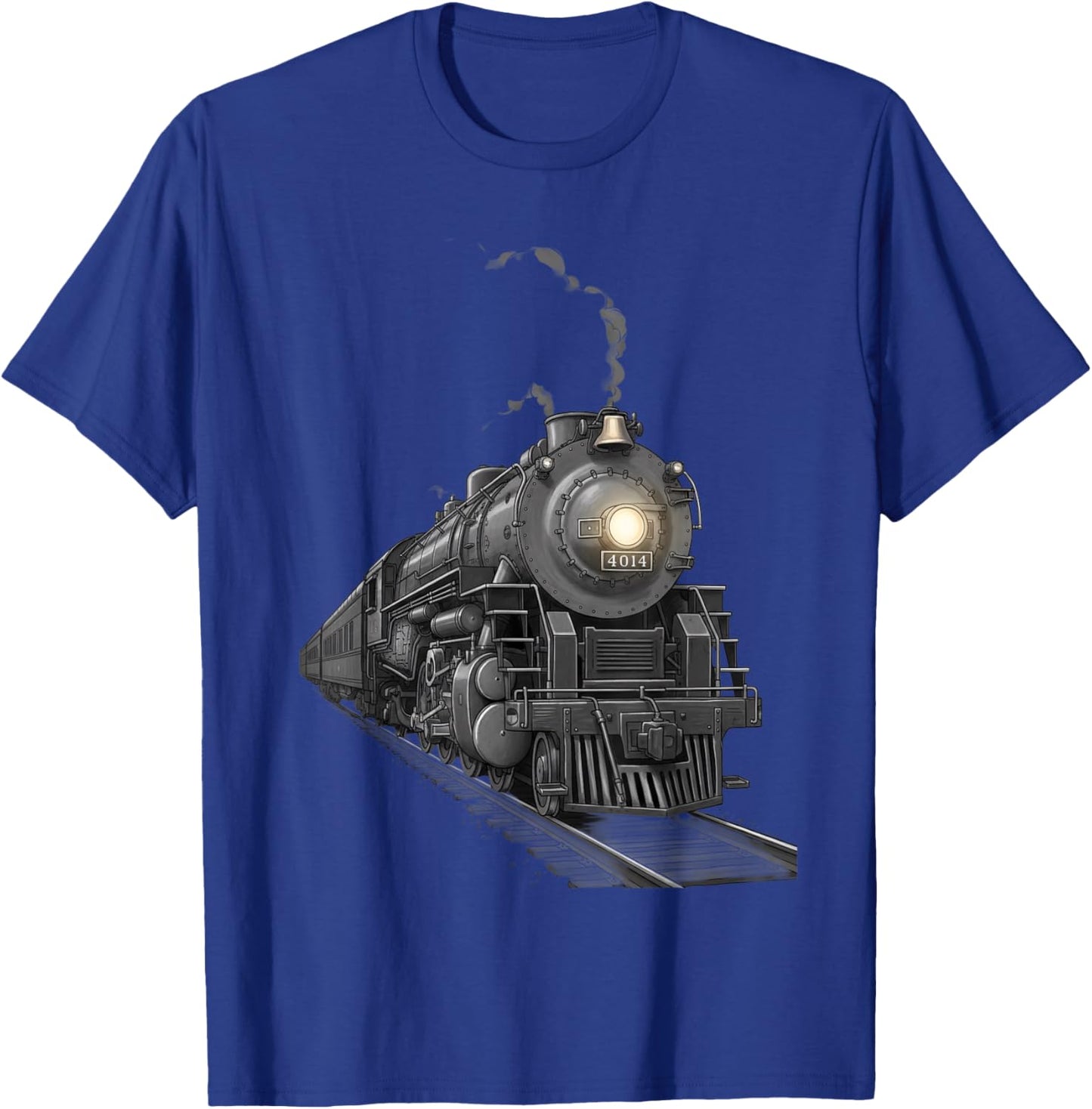 Steam Locomotive 4014 Train Engine Vintage Railroad Boys T-Shirt - T-Shirt | Royal