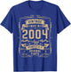 Vintage 2004 22yr 22nd Birthday Gifts 22 Years Old T-Shirt - T-Shirt | Royal