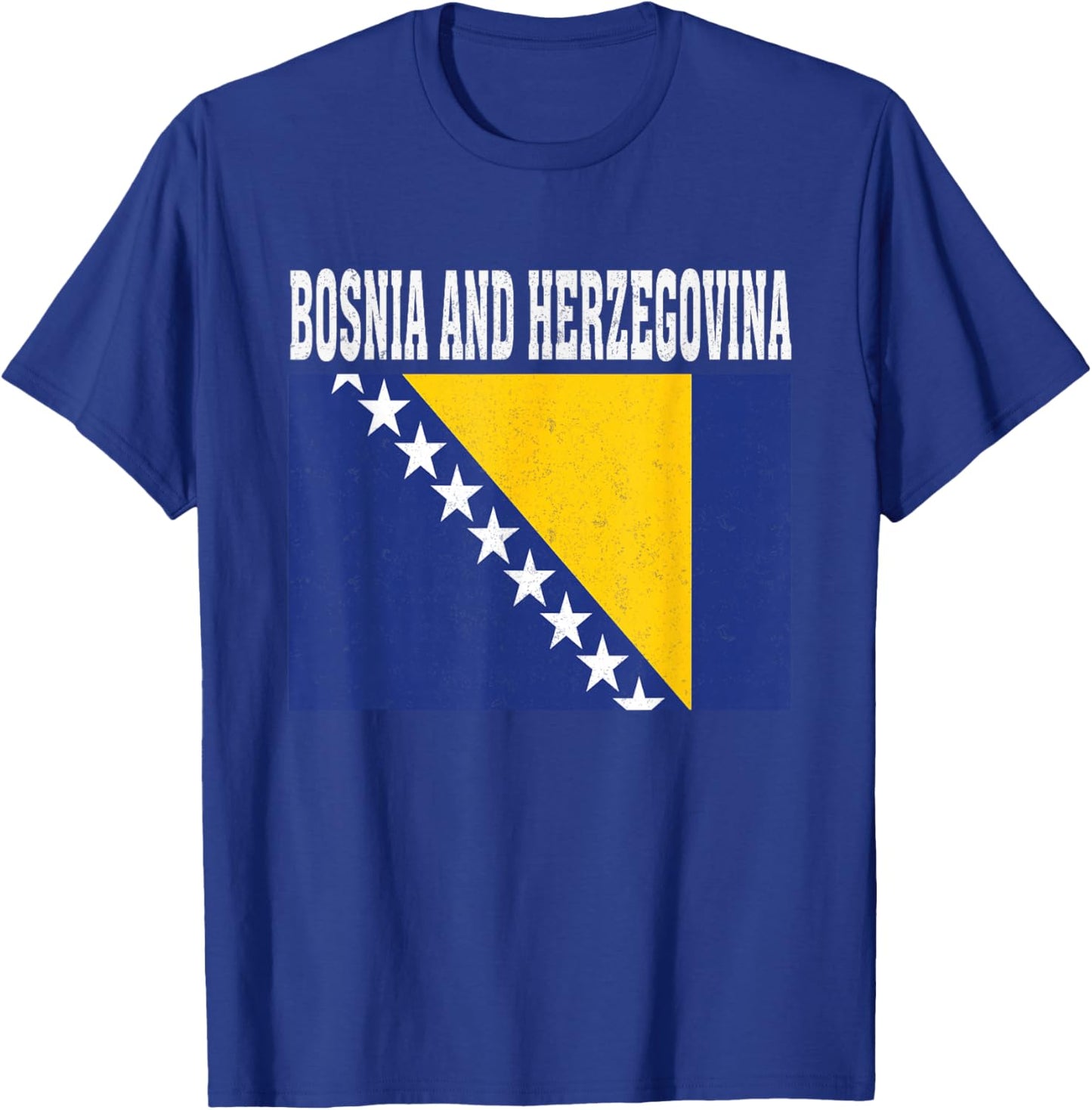 Bosnia and Herzegovina Flag Patriotic National Souvenir T-Shirt - T-Shirt | Royal