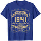 Vintage 1941 85yr 85th Birthday Gifts 85 Years Old T-Shirt - T-Shirt | Royal