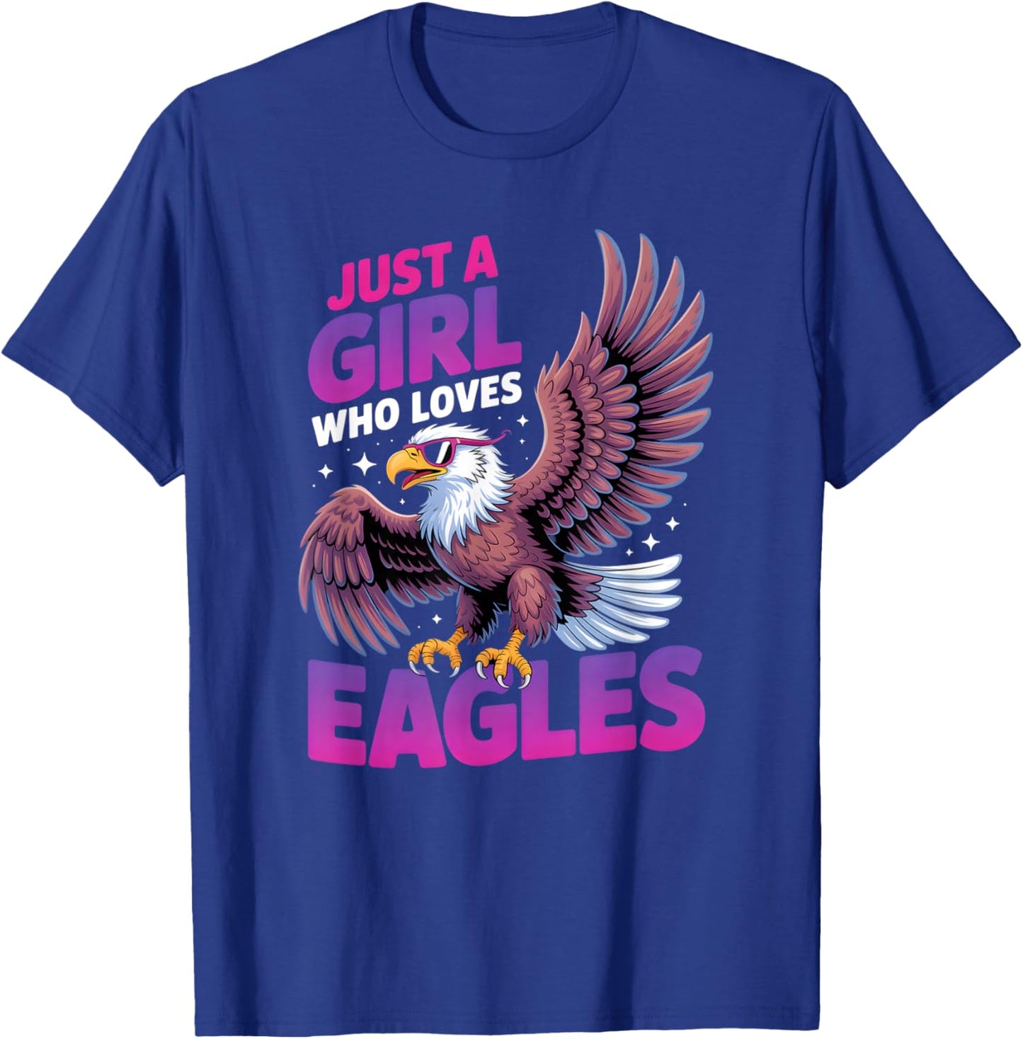 Girls Eagle T-Shirt - T-Shirt | Royal