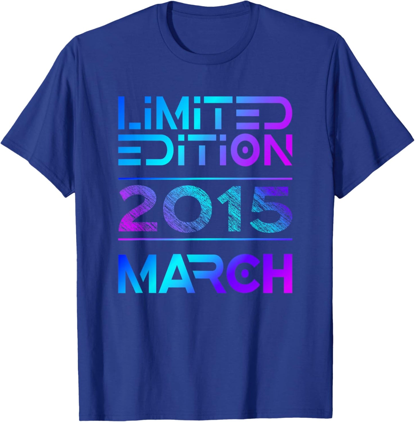 Limited Edition March 2015 Vintage 11. Birthday T-Shirt - T-Shirt | Royal