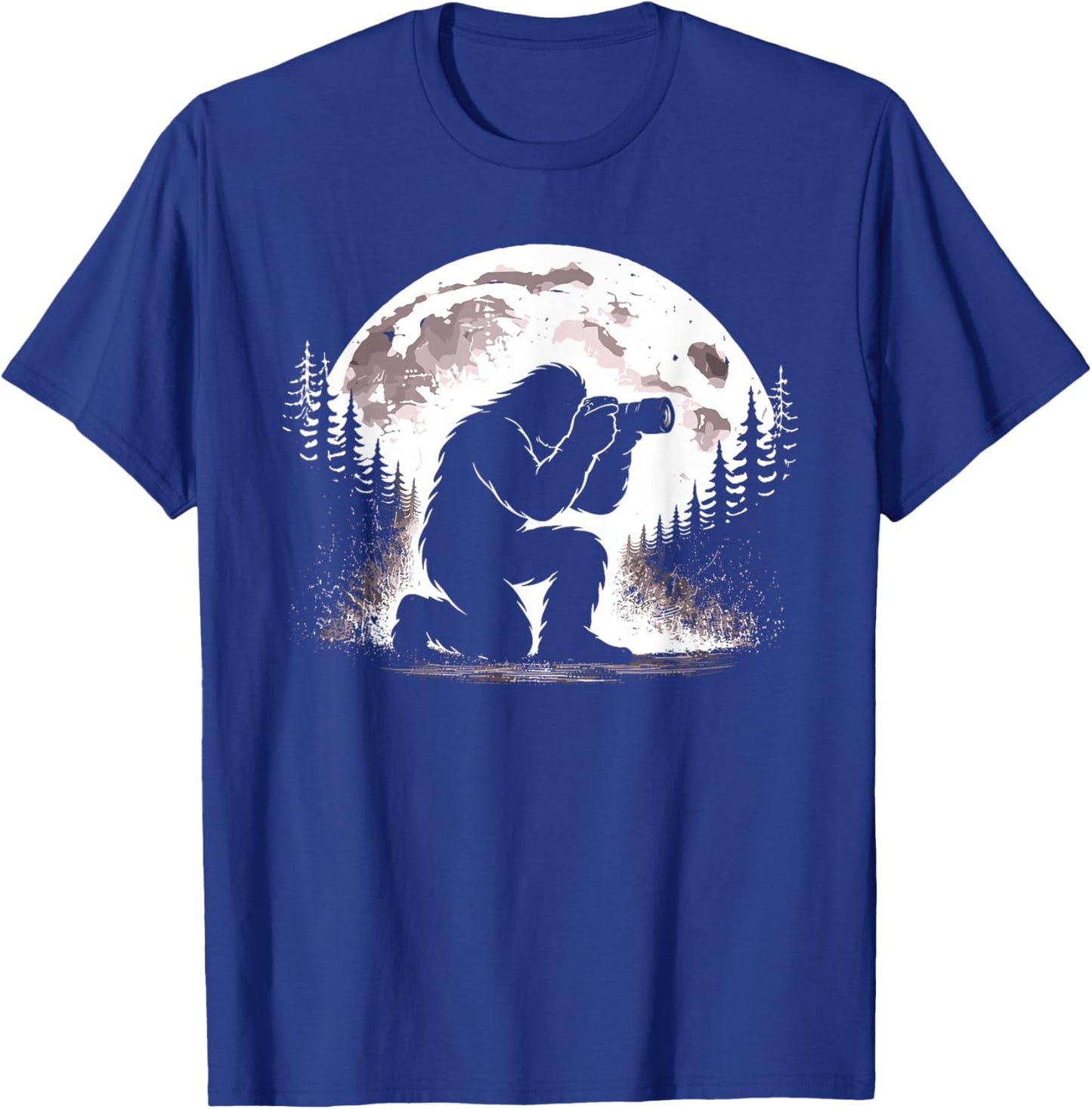 Bigfoot Photographer Hobby T-Shirt - T-Shirt | Royal