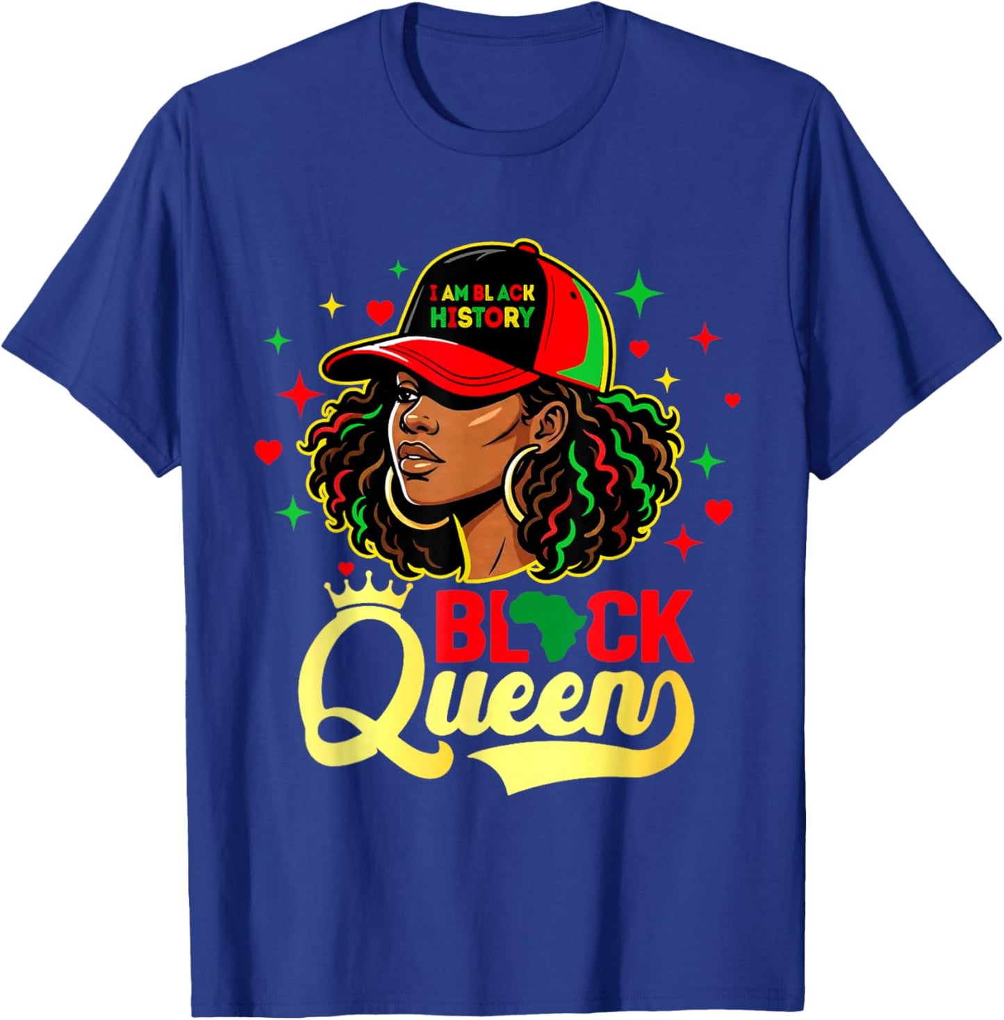 African American Pride T-Shirt - T-Shirt | Royal