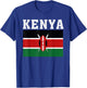 Kenya Flag Patriotic National Roots Souvenir T-Shirt - T-Shirt | Royal