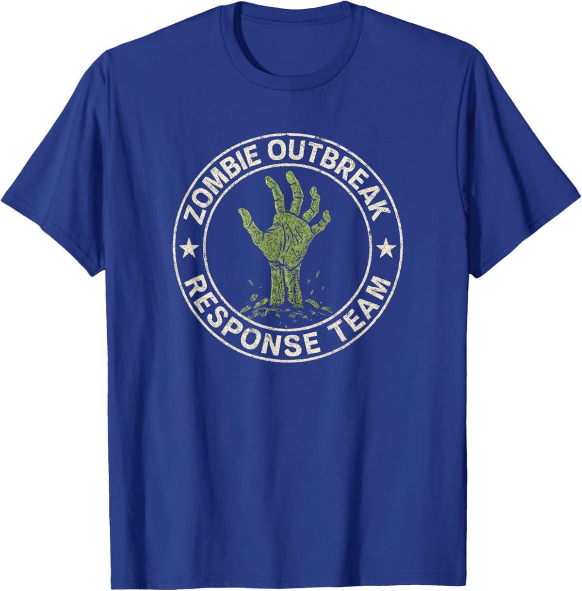Zombie Outbreak Response Team T-Shirt - T-Shirt | Royal
