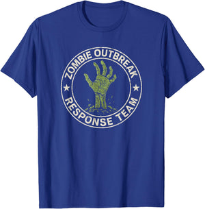 Zombie Outbreak Response Team T-Shirt - T-Shirt | Royal