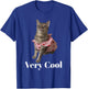 Gumbus Very Cool Strawberry Funny Brainrot Cat Dank Meme T-Shirt - T-Shirt | Royal
