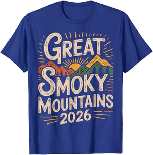 Gatlinburg Smoky Mountains 2026 Family Vacation T-Shirt - T-Shirt | Royal