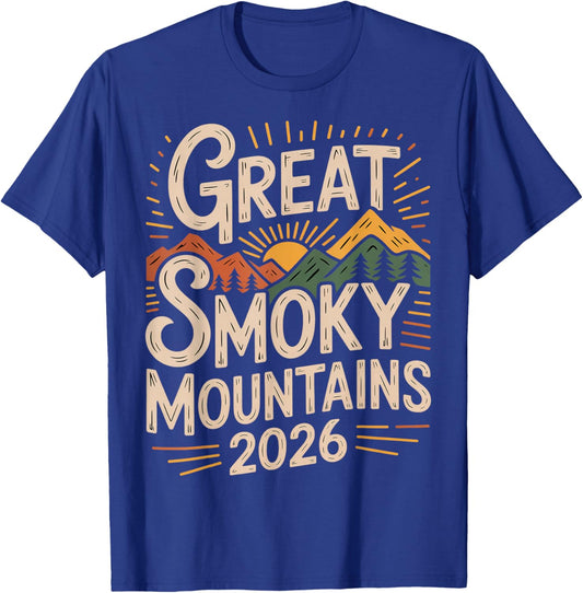 Gatlinburg Smoky Mountains 2026 Family Vacation T-Shirt - T-Shirt | Royal