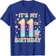 It's My 11th Birthday Bubble Boba Tea Party 11 Year Old Girl T-Shirt - T-Shirt | Royal