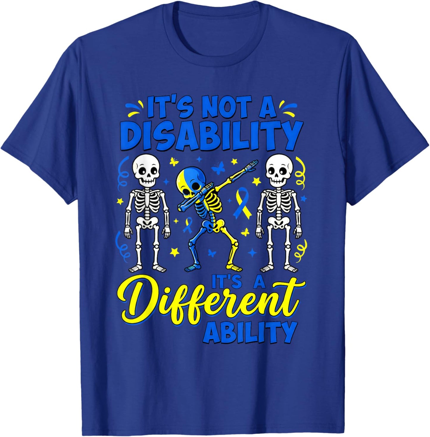 Down Syndrome Awareness Support World Down Syndrome Day Kids T-Shirt - T-Shirt | Royal
