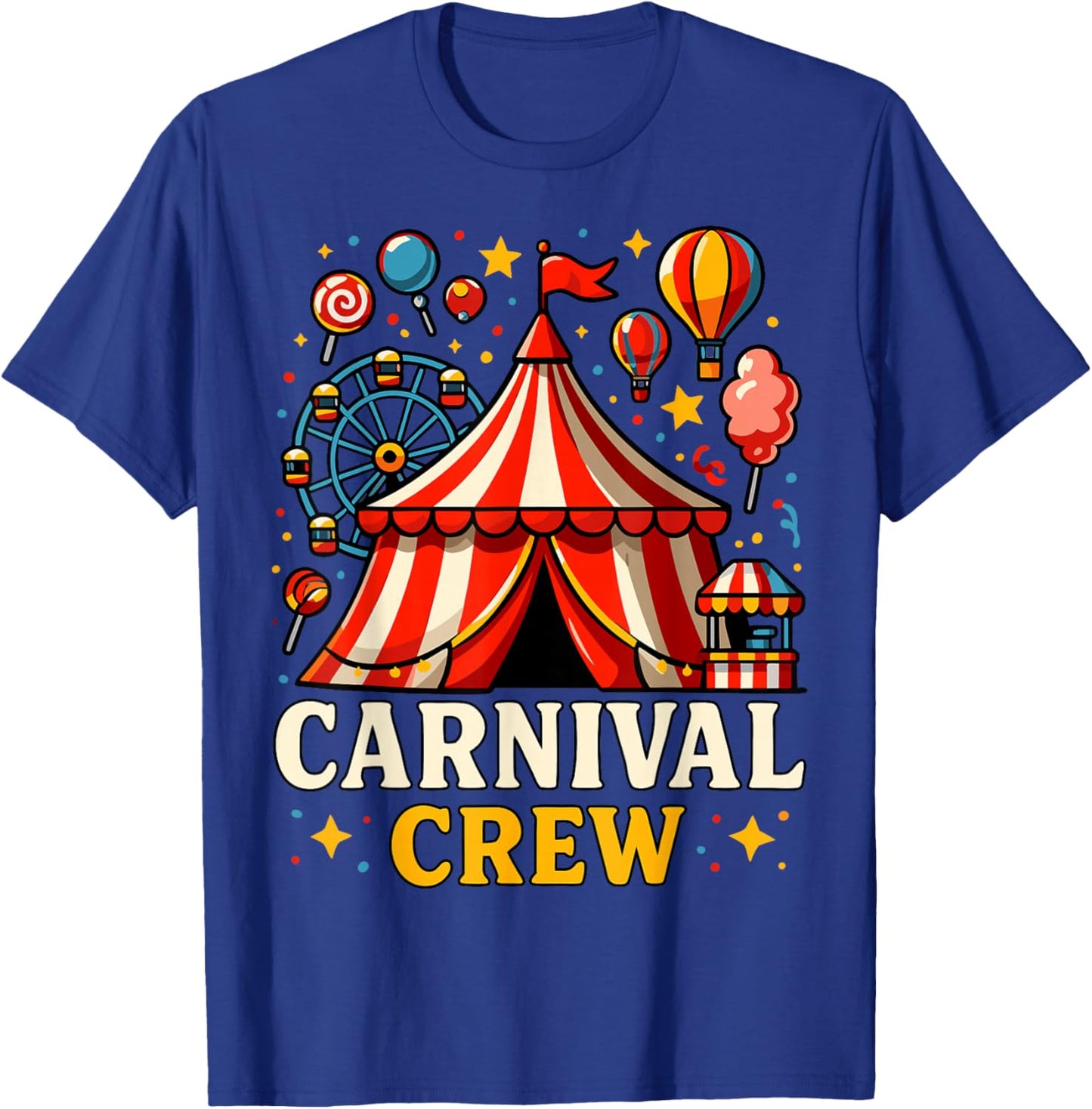 Funny Costume Party Carnival Crew T-Shirt - T-Shirt | Royal