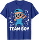 Team Boy Baby Announcement Gender Reveal Family Party T-Shirt - T-Shirt | Royal