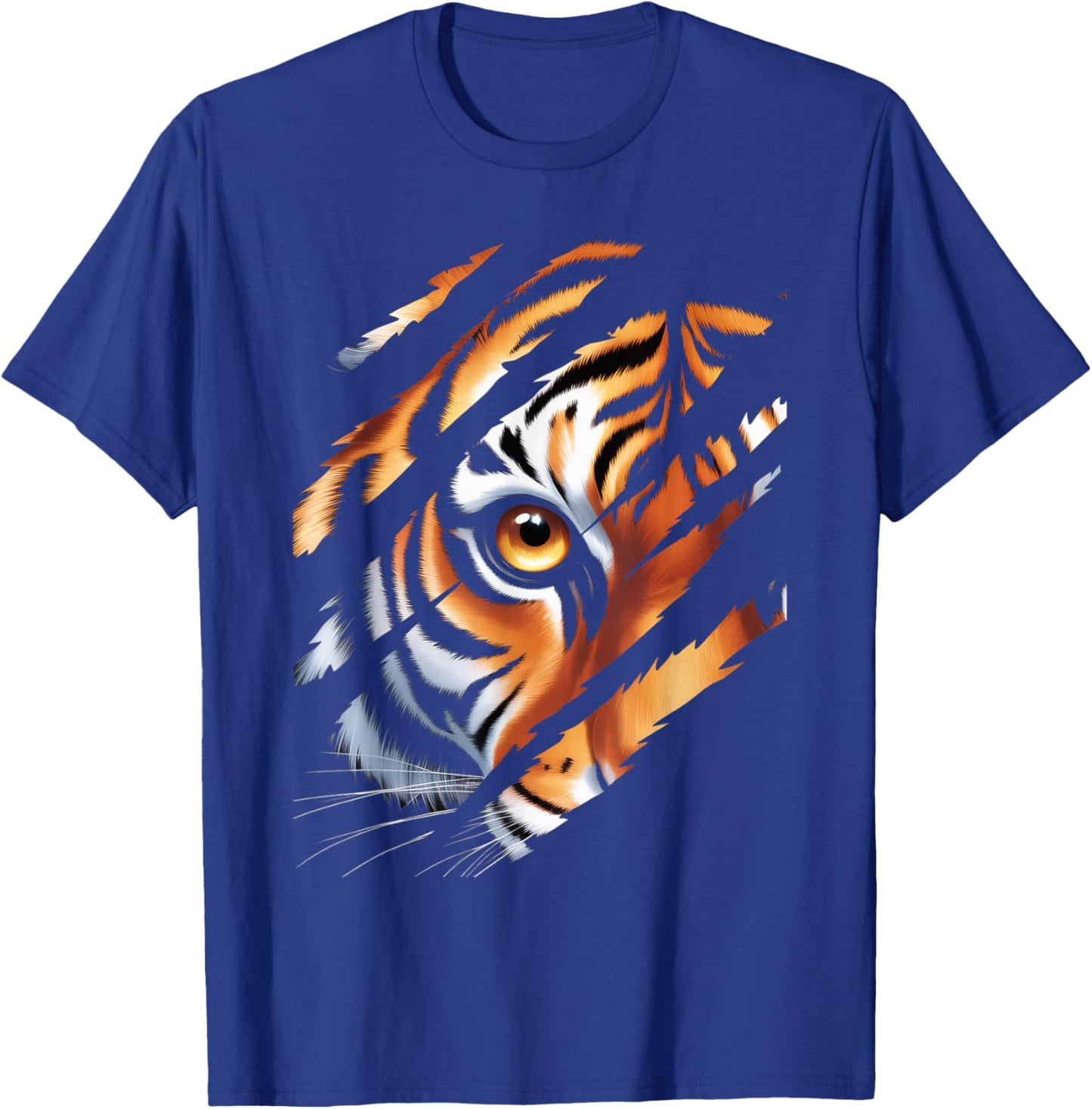 Tiger Eye Safari Zoo Wildlife Animal Lover Costume Kids Boys T-Shirt - T-Shirt | Royal