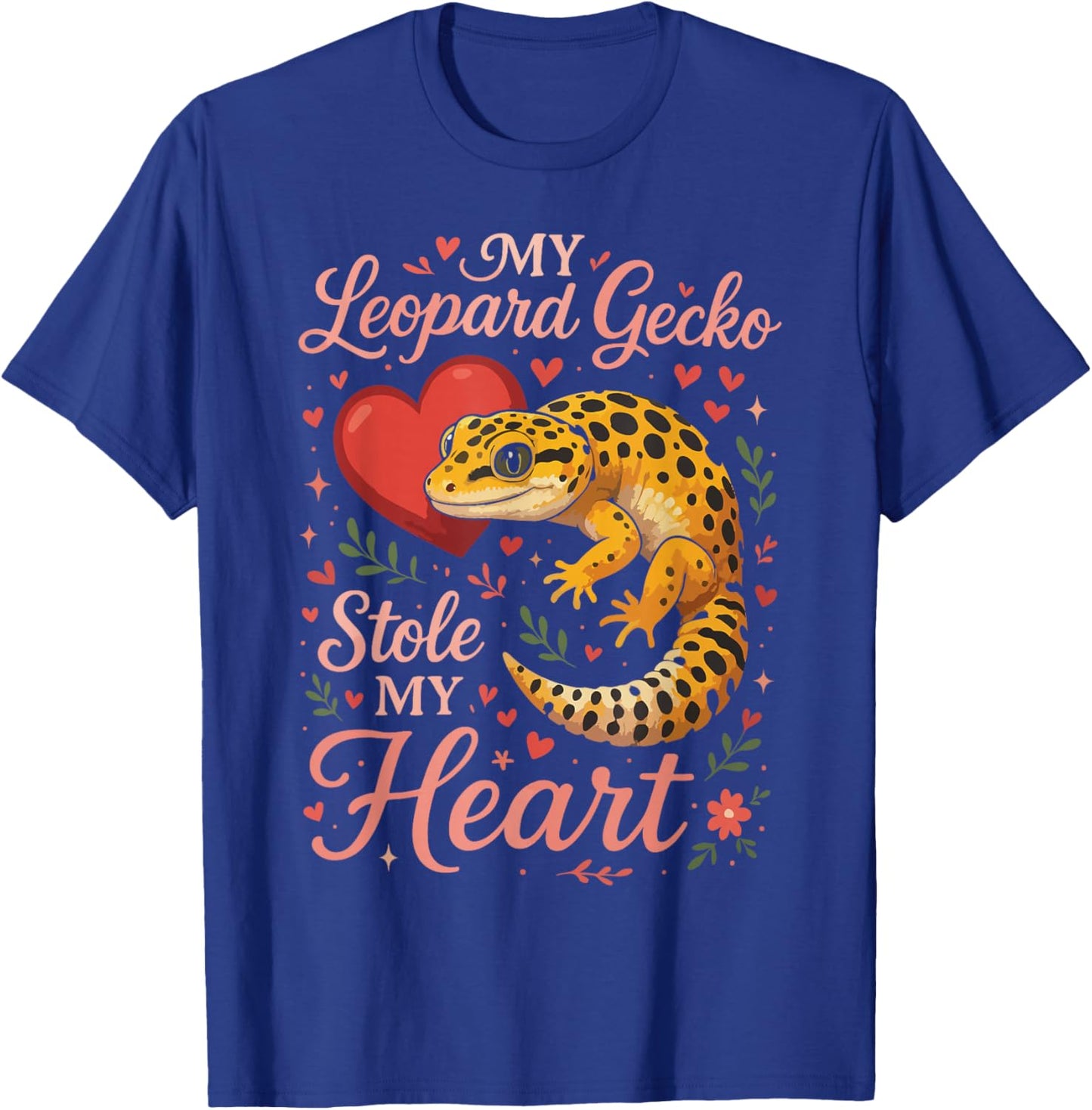 Leopard Gecko Valentines Day My Leopard Gecko Stole My Heart T-Shirt - T-Shirt | Royal