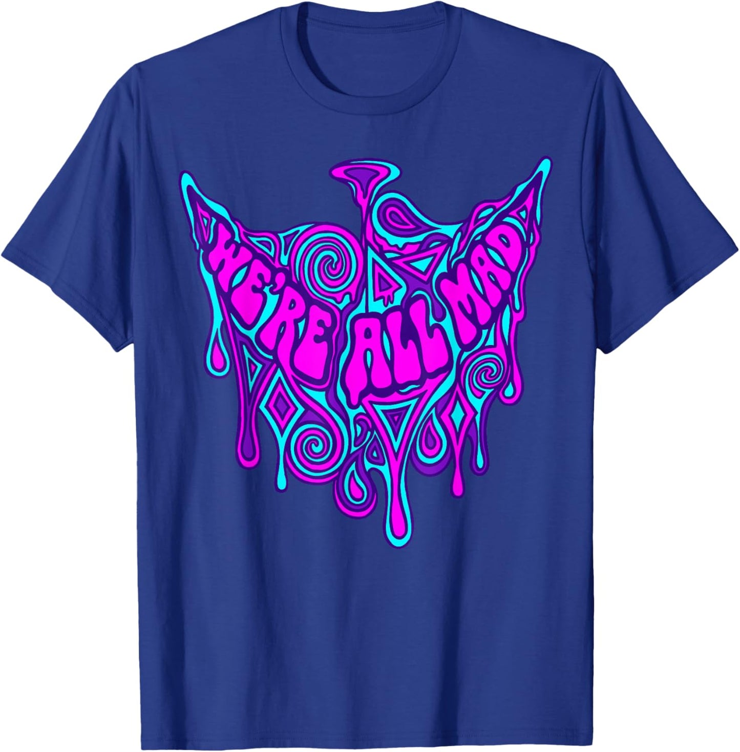 Alice in Wonderland Characters Lewis Carroll Illustration T-Shirt - T-Shirt | Royal