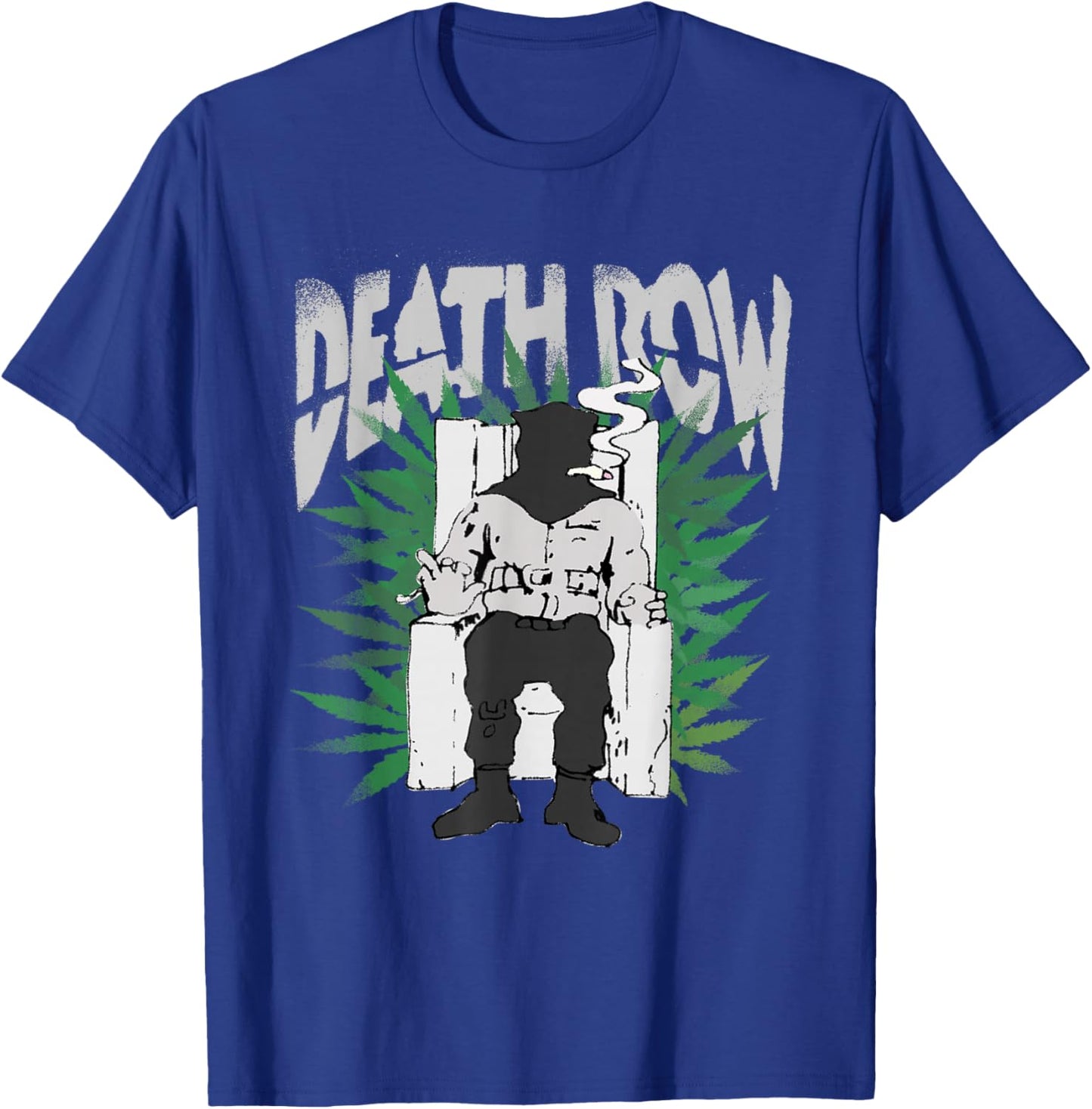 Official Death Row Records Chair Leaf T-Shirt - T-Shirt | Royal