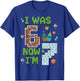 I was 6 Now I’m 7 Gaming 67 Birthday Boy Gift Boys Kids T-Shirt - T-Shirt | Royal