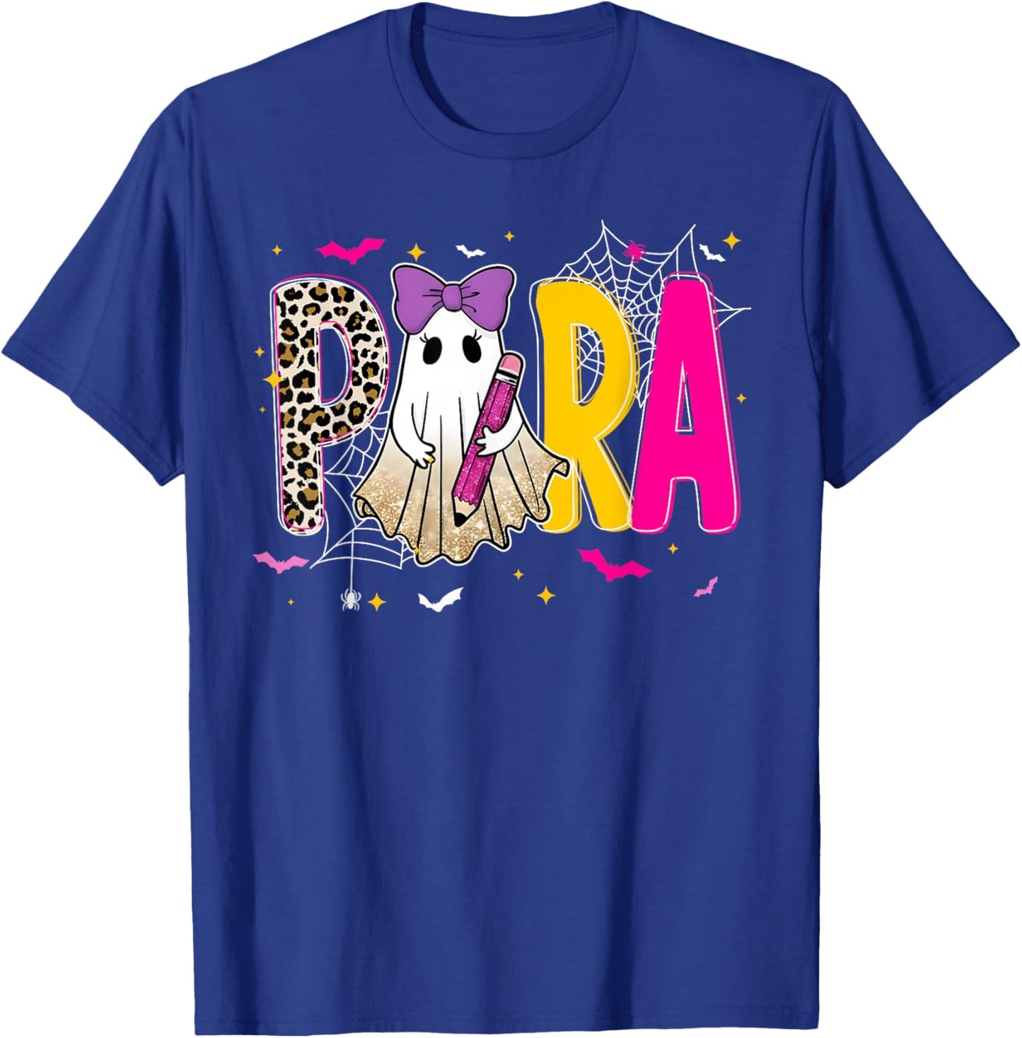 Spooky Halloween Teacher para Counselor SPED Preppy Boo Kids T-Shirt - T-Shirt | Royal
