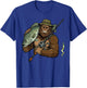 Crappie Fishing Funny Bigfoot T-Shirt - T-Shirt | Royal