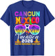 Cancun Mexico Vacation Beach 2026 Trip Group Squad Colorful T-Shirt - T-Shirt | Royal
