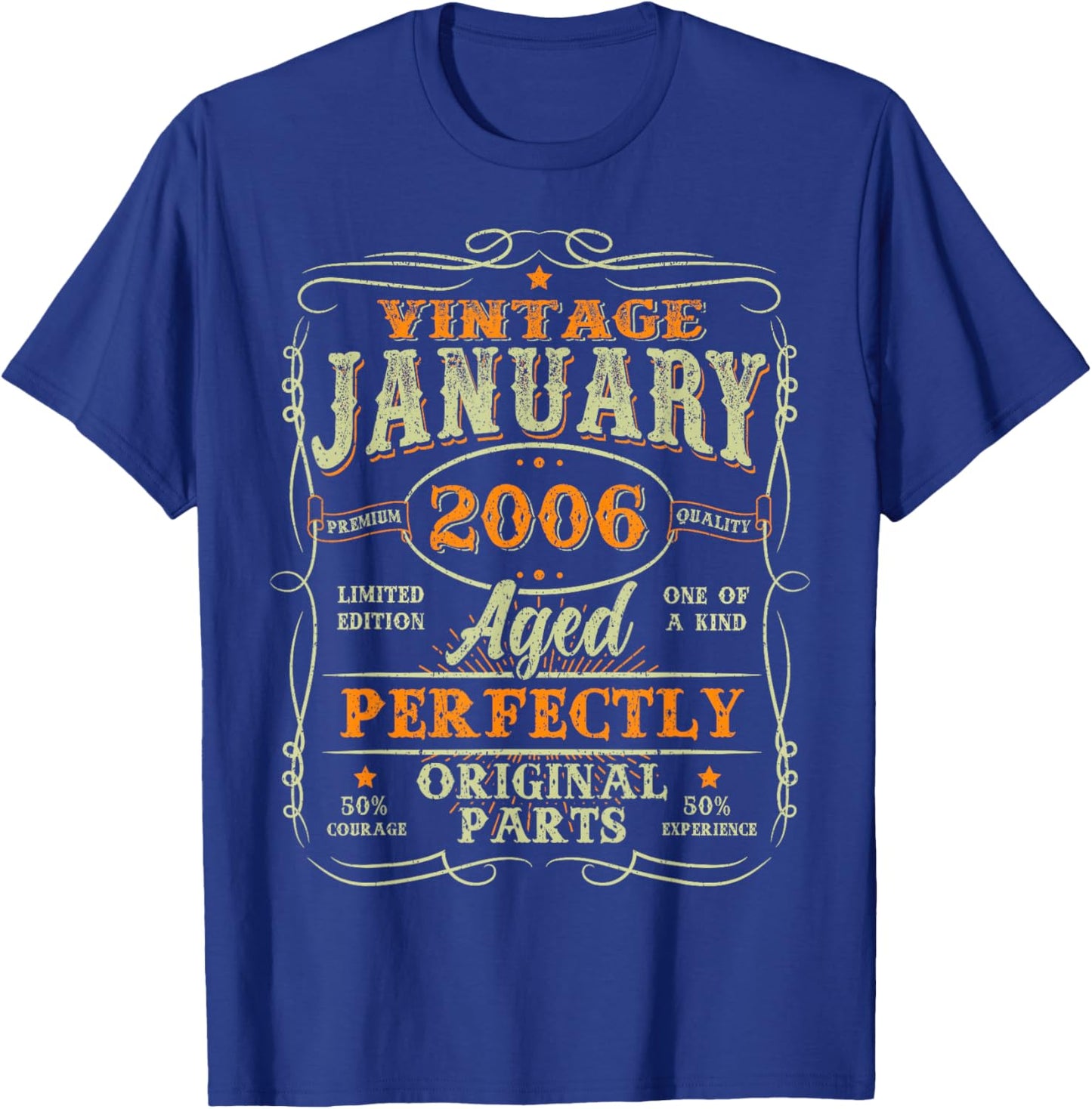 Legend were Born in January 2006 Vintage 20th Birthday Boys T-Shirt - T-Shirt | Royal