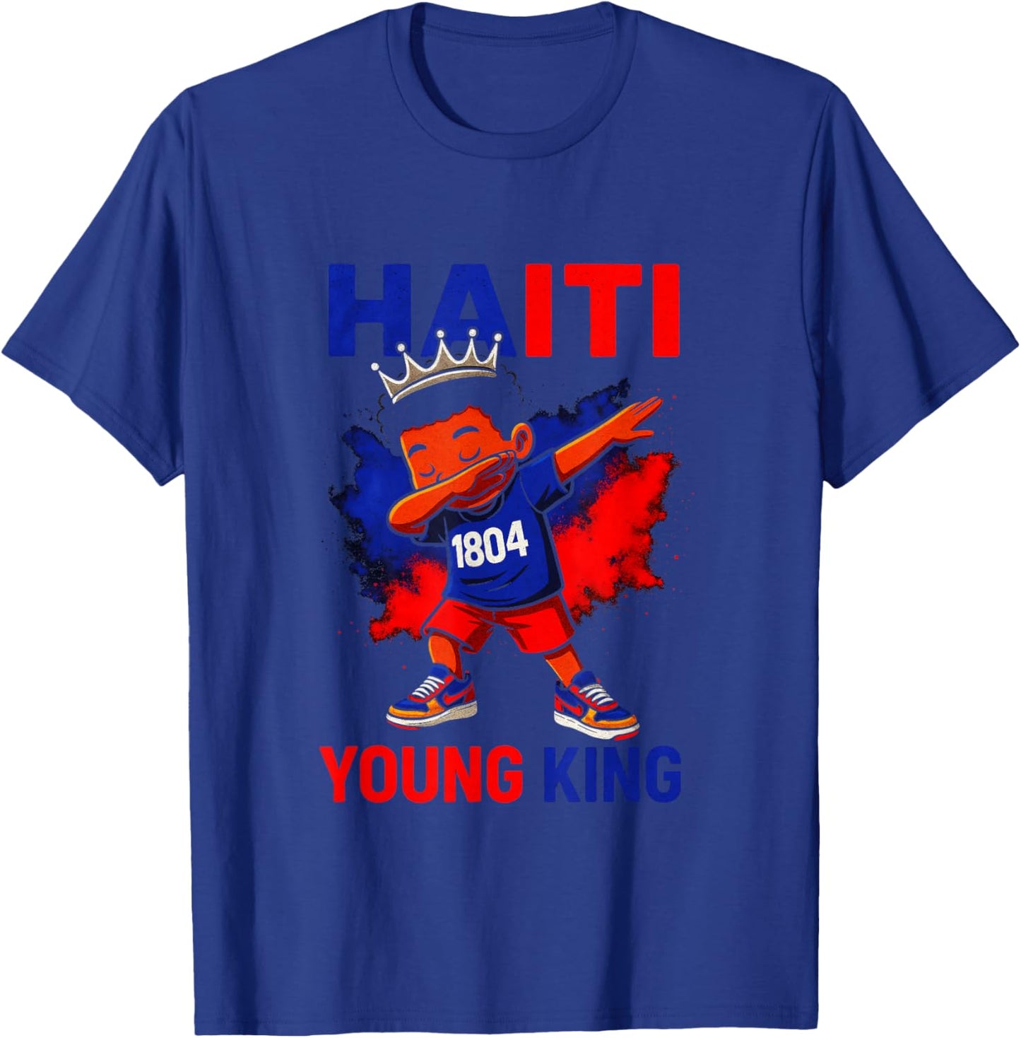 Haiti Young King - Haitian Independence Pride T-Shirt - T-Shirt | Royal