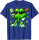 Funny Dripping Drip Shamrock Baseball St Patrick Men Boy Kid T-Shirt - T-Shirt | Royal