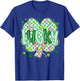 Preppy St Patricks Day Lucky Men Women T-Shirt - T-Shirt | Royal