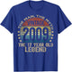 17 Year Old Gifts Vintage 2009 Limited Edition 17th Birthday T-Shirt - T-Shirt | Royal