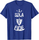 Sola Fide Reformation Christian Faith Design T-Shirt - T-Shirt | Royal