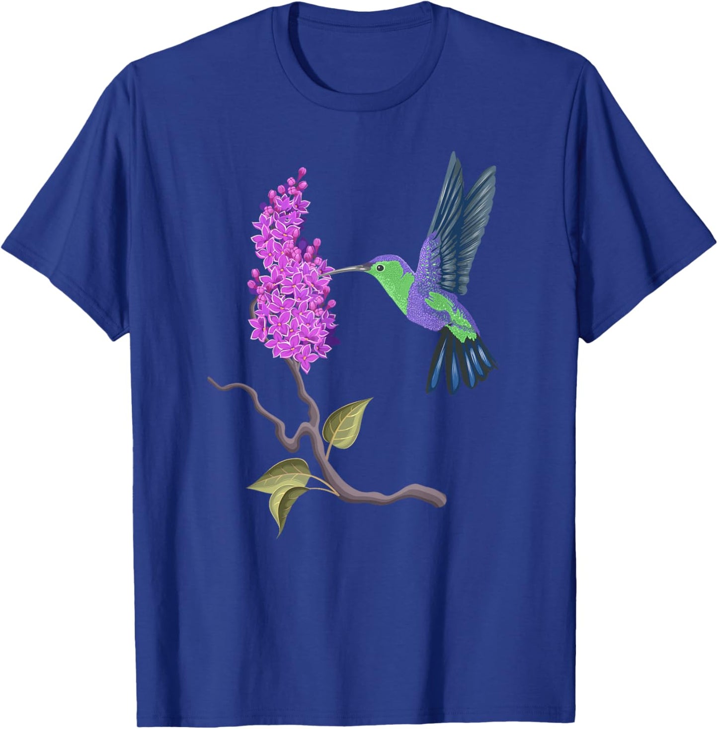Hummingbird Lilac Hummingbirds Hummingbird Lover T-Shirt - T-Shirt | Royal