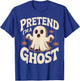Pretend I'm A Ghost Funny Lazy Halloween Ghost Costume T-Shirt - T-Shirt | Royal