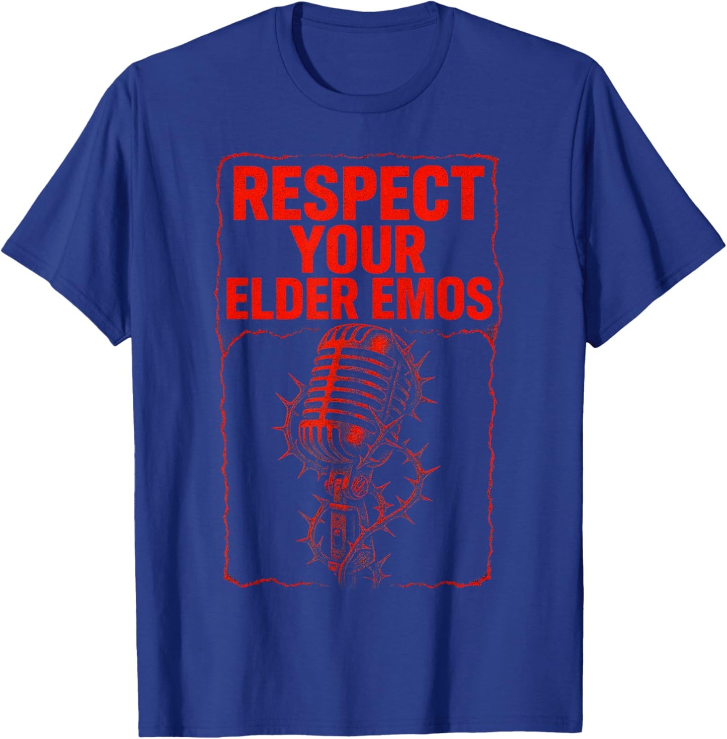 Respect Your Elder EMOS - Emo Goth Music Fans 90s T-Shirt - T-Shirt | Royal