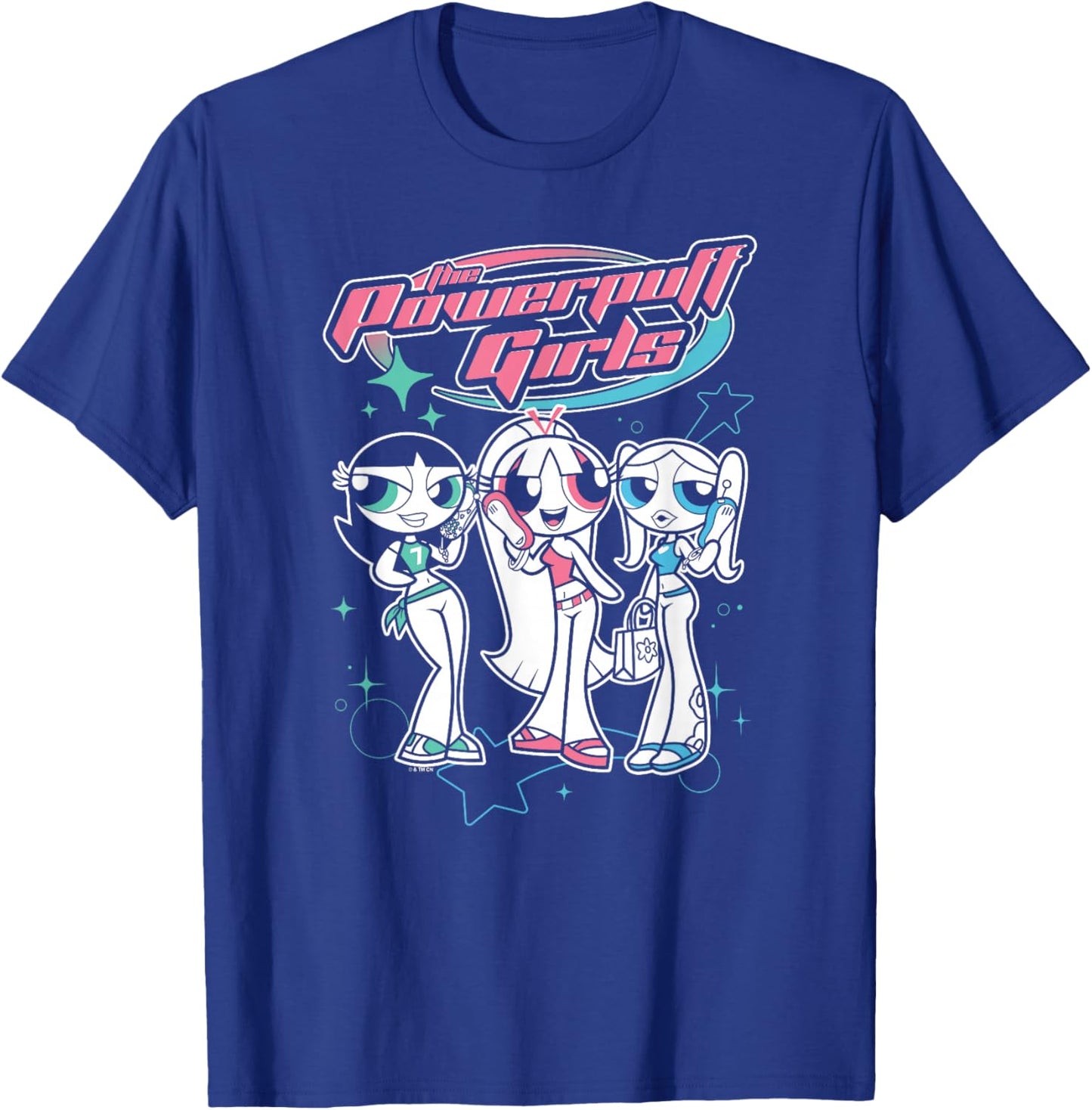 The Powerpuff Girls Teenage Group Y2K Style Poster T-Shirt - T-Shirt | Royal