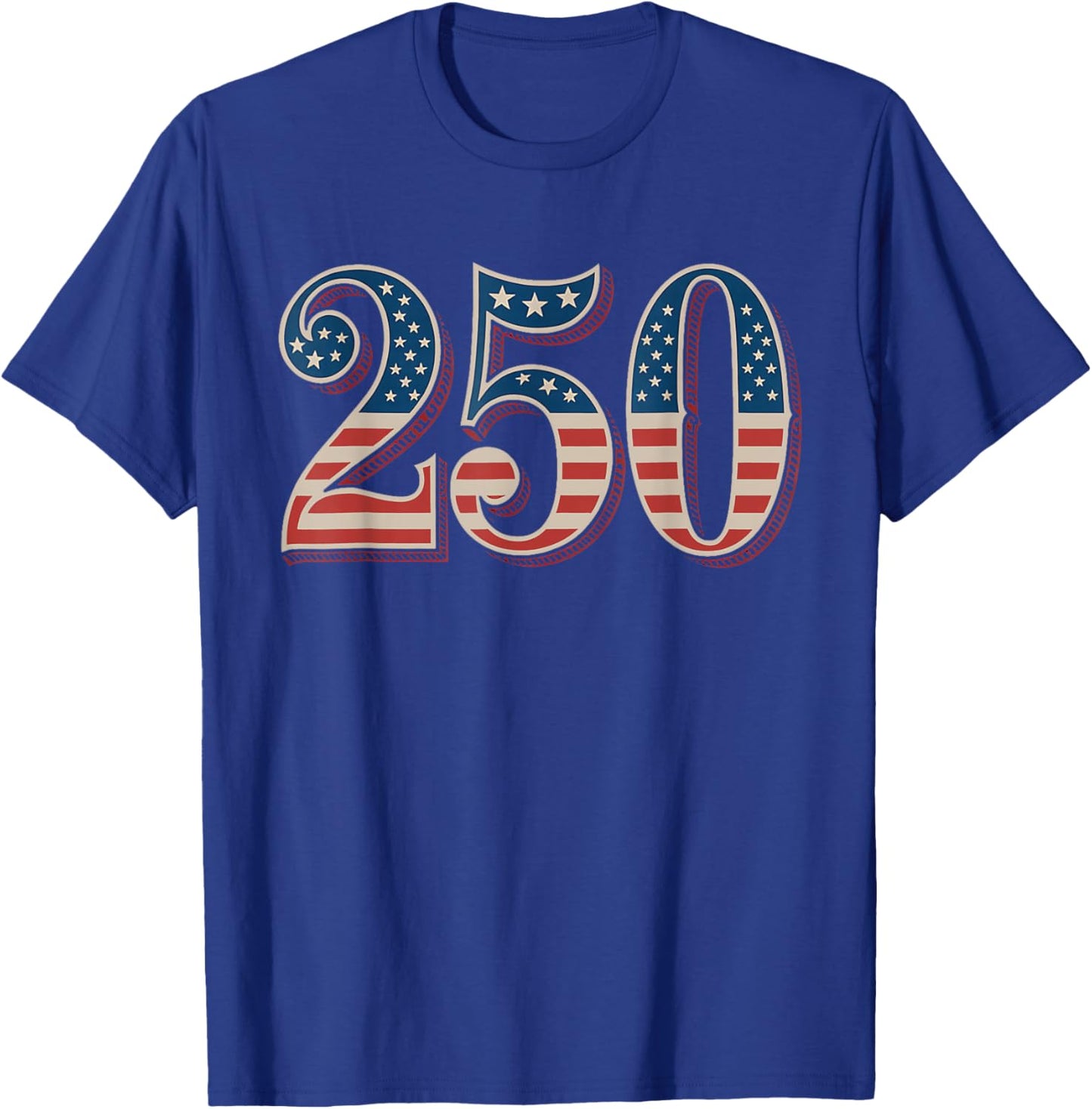 250 Years of Freedom Semiquincentennial 1776-2026 Patriot T-Shirt - T-Shirt | Royal