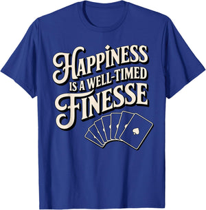 Bridge Player Finesse Contract Bridge T-Shirt - T-Shirt | Royal
