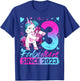 3rd Birthday Shirt Girl 3 Year Old Gifts 3 Birthday Girl T-Shirt - T-Shirt | Royal