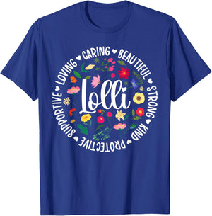 Lolli Appreciation Circle Lolli Grandma Lolli Grandmother T-Shirt - T-Shirt | Royal