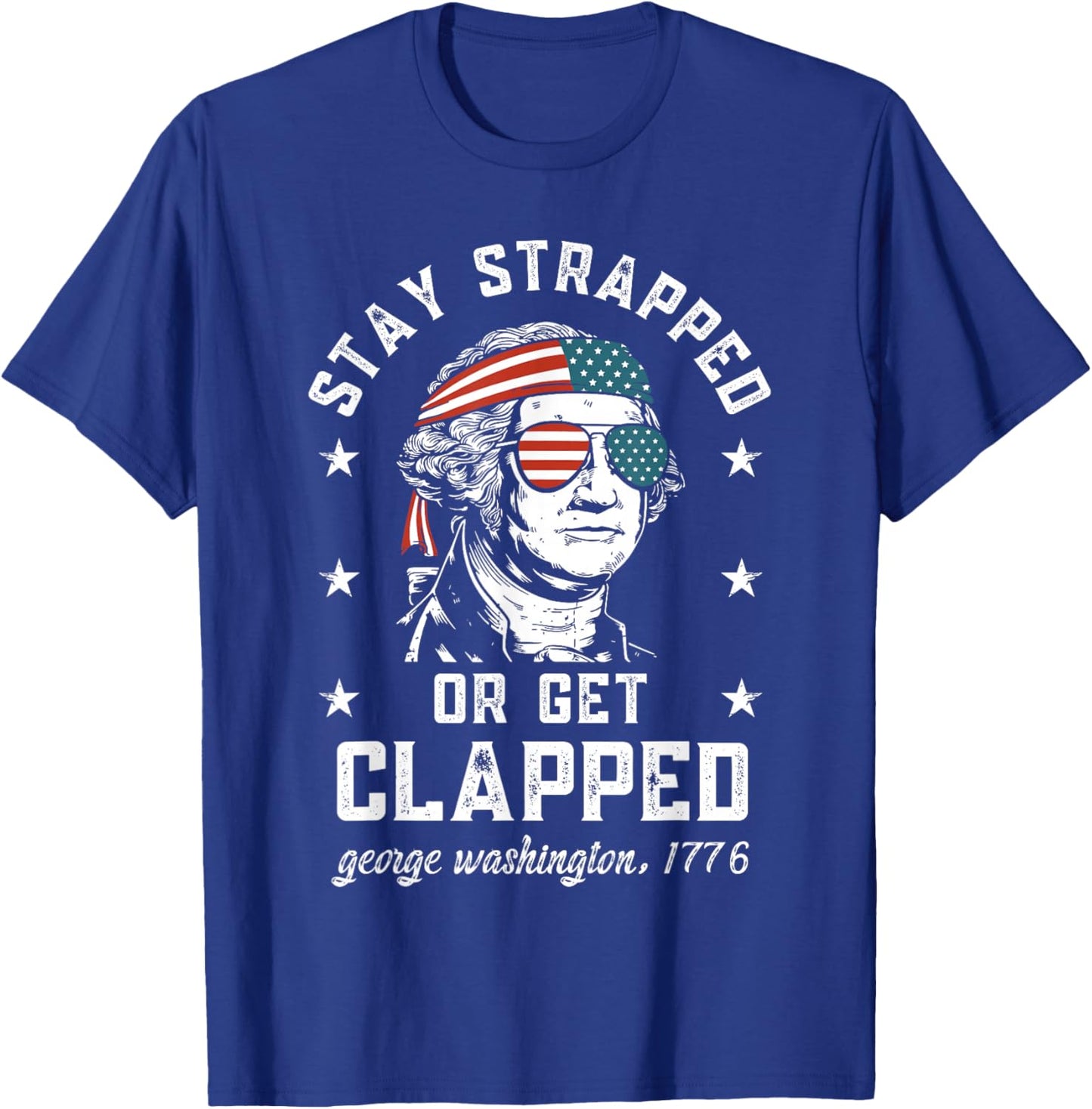 Patriotic Historical Figure USA Freedom Art T-Shirt - T-Shirt | Royal
