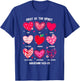 Fruit of The Spirit Christian Hearts Bible Verse Valentine T-Shirt - T-Shirt | Royal
