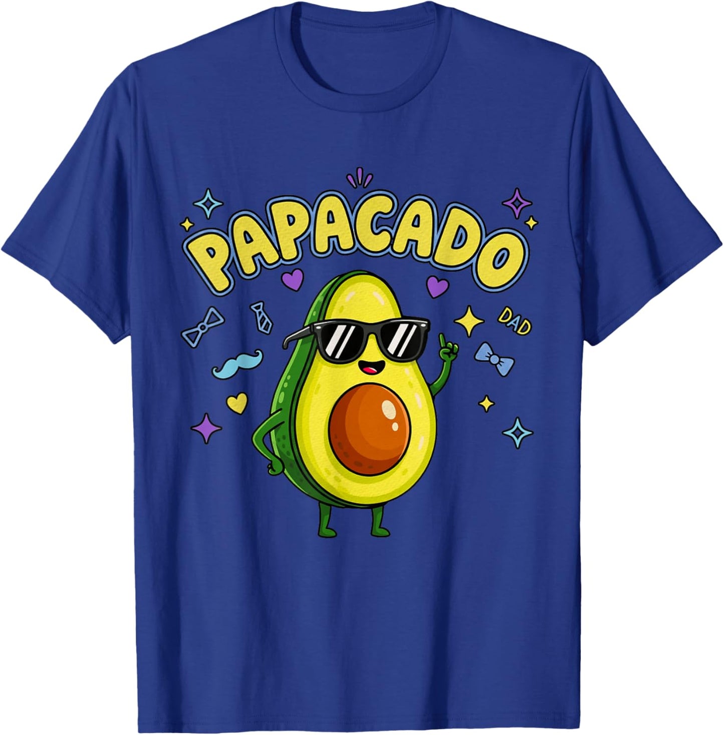 Pregnancy Announcement Men Dad Funny Avocado Papacado T-Shirt - T-Shirt | Royal