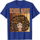 School Nurse Powerful Black History Month Black Pride T-Shirt - T-Shirt | Royal