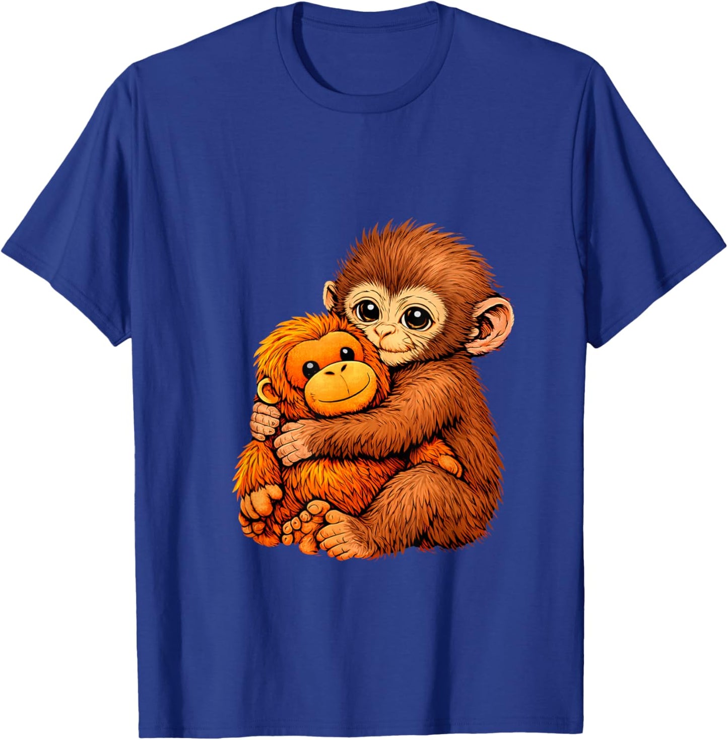 Punch Baby Monkey Funny Animal T-Shirt - T-Shirt | Royal