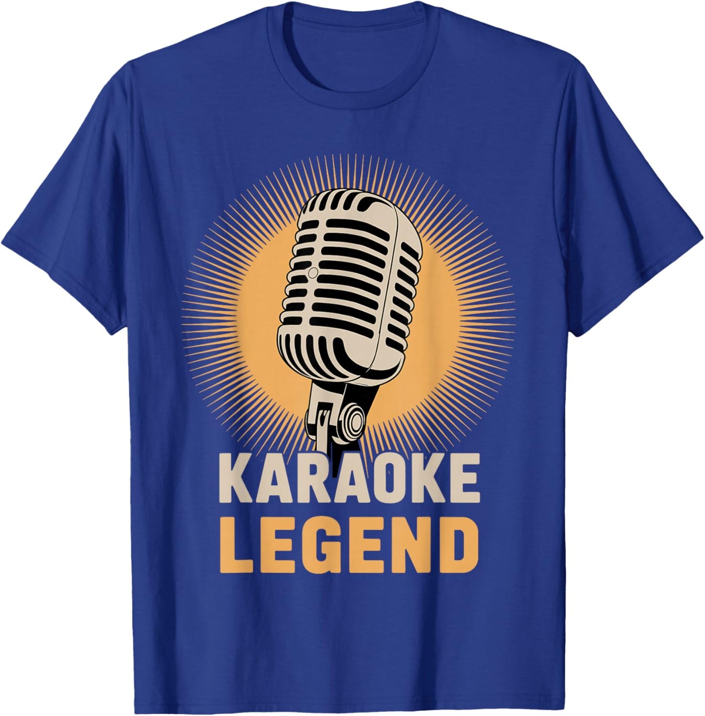 Funny Karaoke Art Women Singing Music Karaoke Lover T-Shirt - T-Shirt | Royal