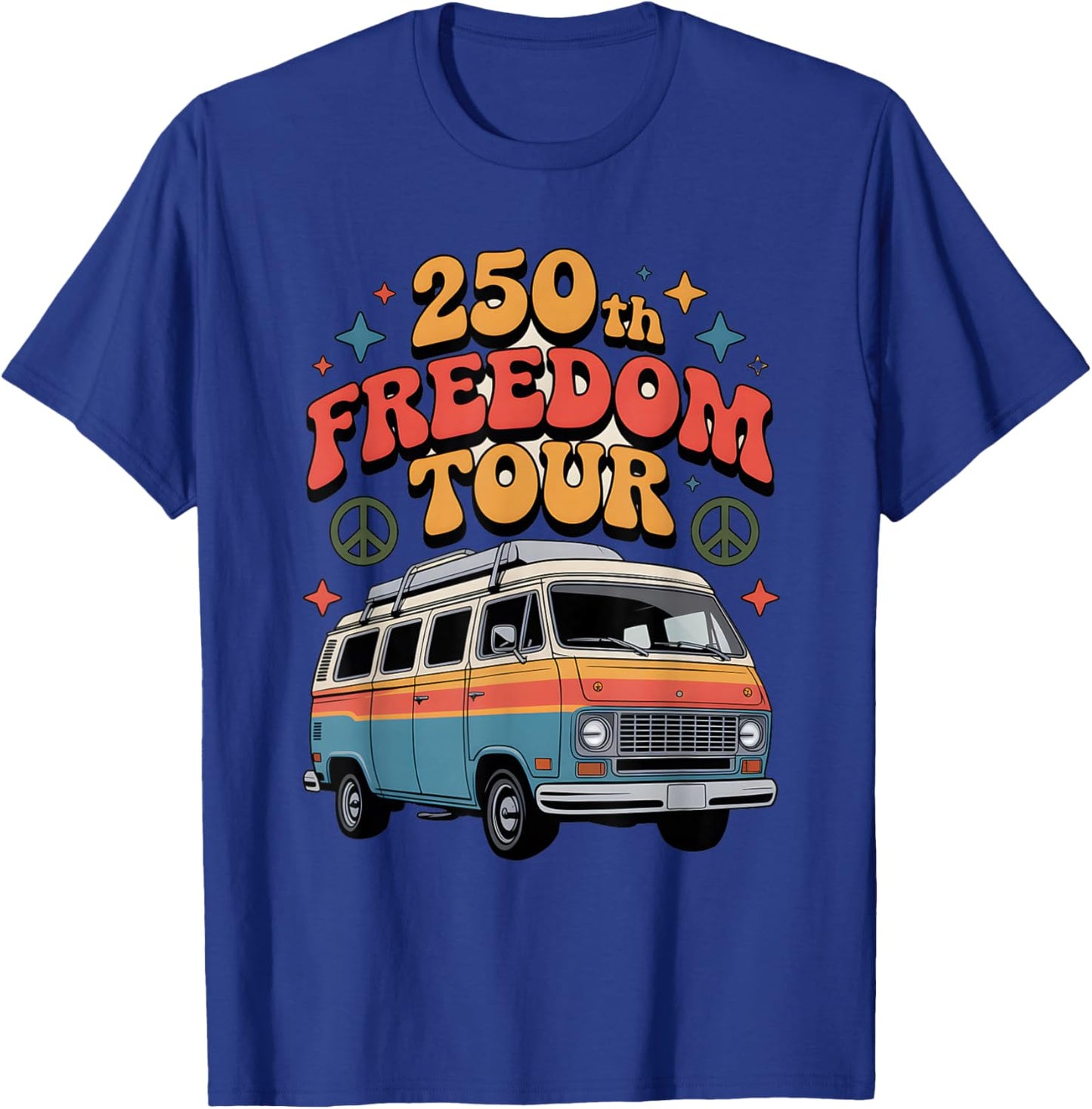 250 Years 1776-2026 250th Birthday Camping T-Shirt - T-Shirt | Royal